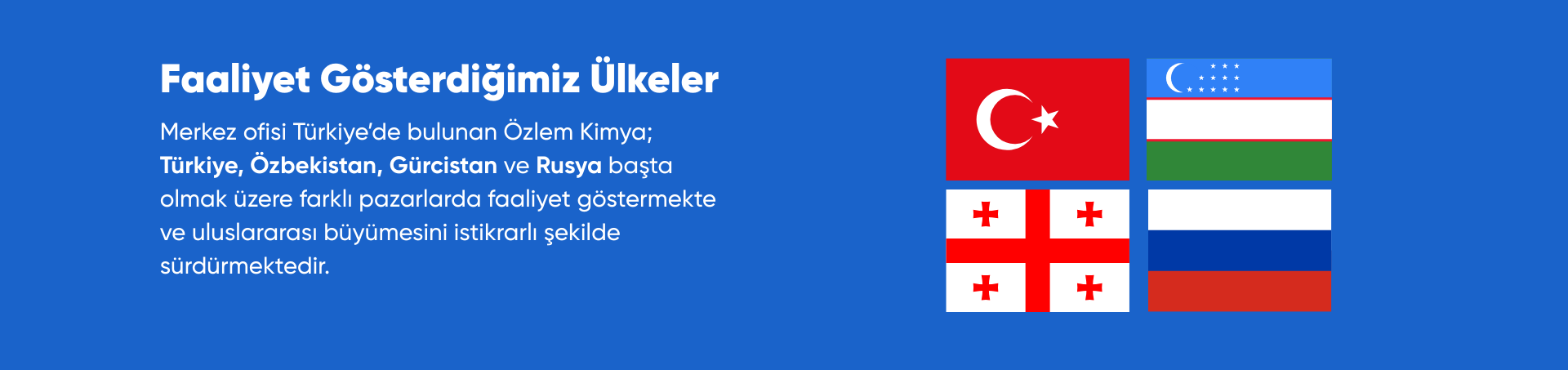 Faaliyet Gösterilen Ülkeler